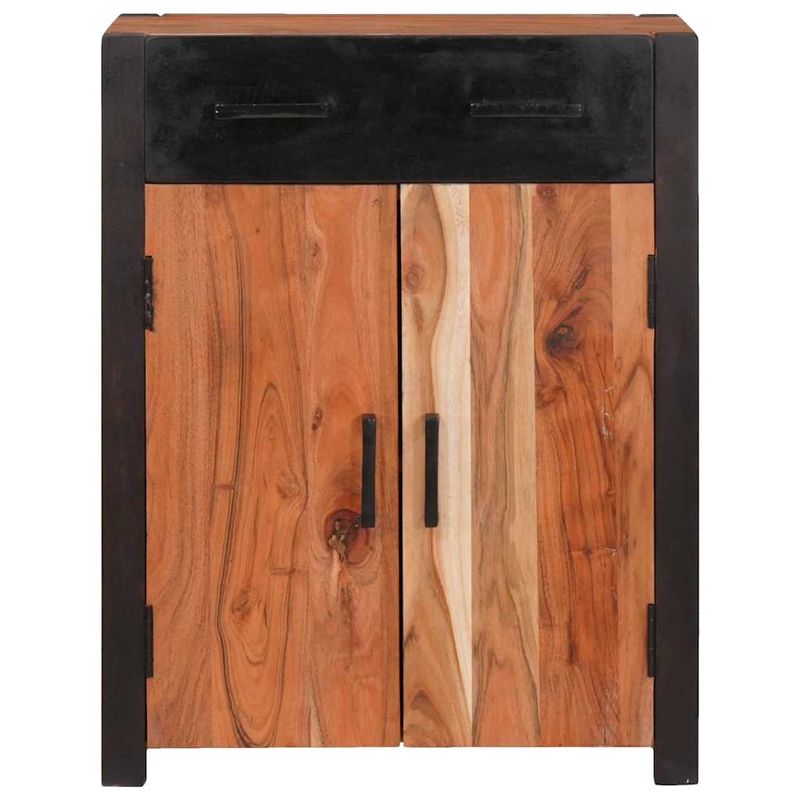 Casa si Gradina - Mobilier - Comode si corpuri - Comode - Bufet 2 pcs Maro 110 x 30 x 75 cm Lemn masiv de acacia - Infinity.ro