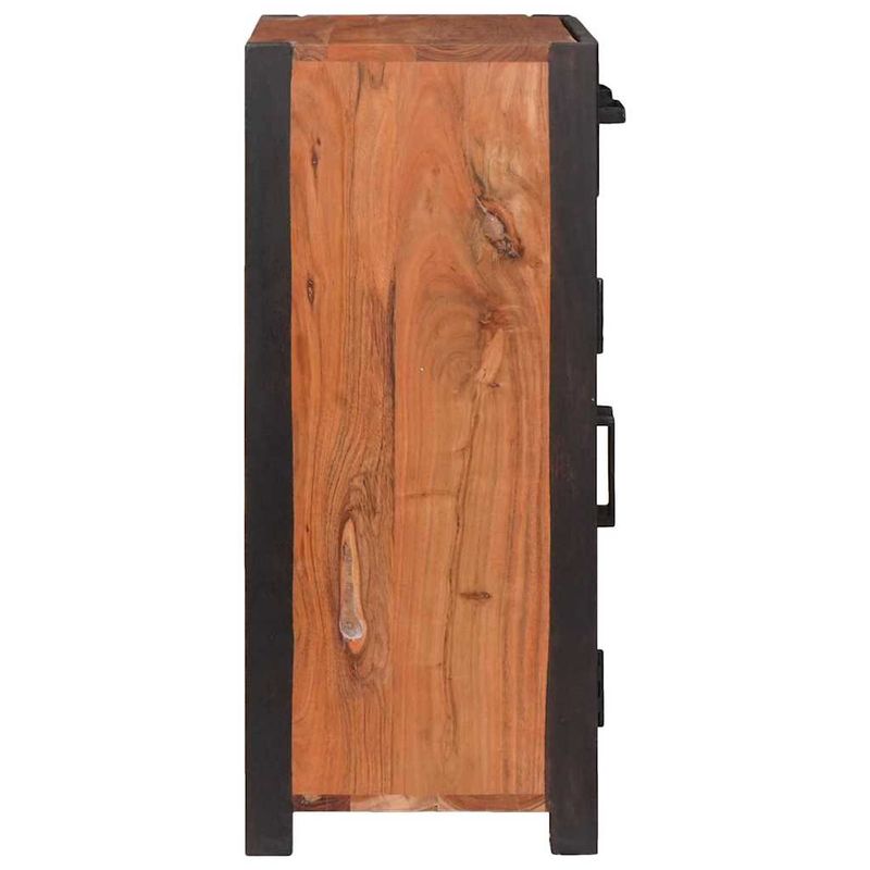 Casa si Gradina - Mobilier - Comode si corpuri - Comode - Bufet 2 pcs Maro 110 x 30 x 75 cm Lemn masiv de acacia - Infinity.ro