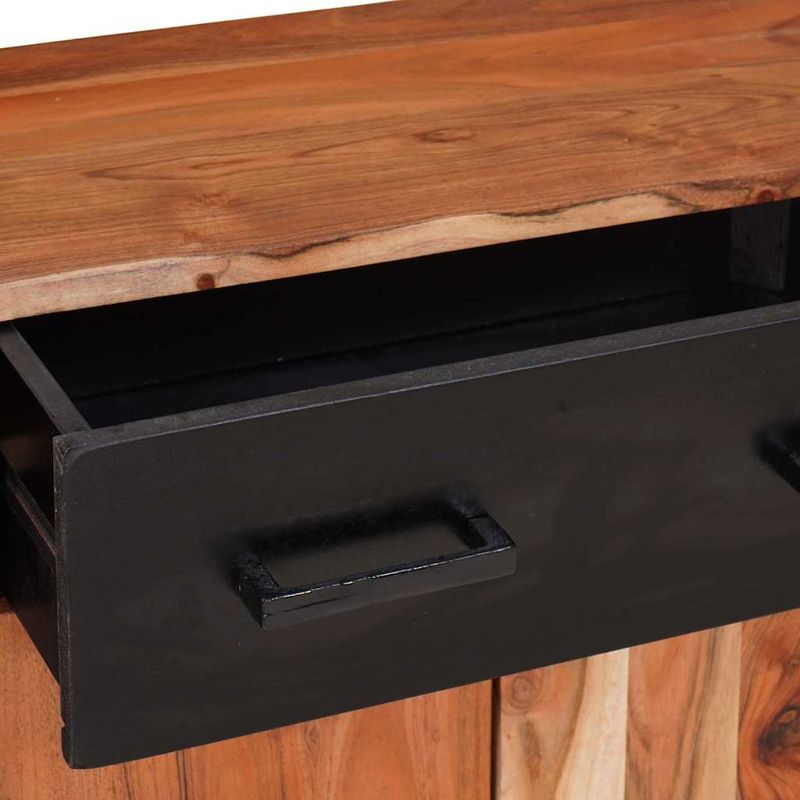 Casa si Gradina - Mobilier - Comode si corpuri - Comode - Bufet 2 pcs Maro 110 x 30 x 75 cm Lemn masiv de acacia - Infinity.ro