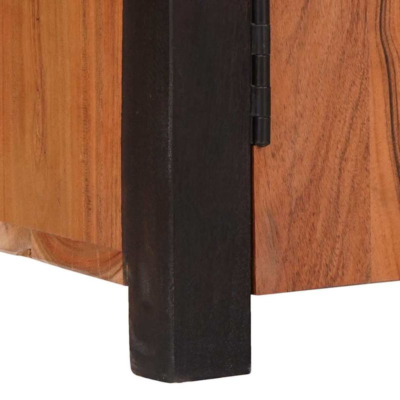 Casa si Gradina - Mobilier - Comode si corpuri - Comode - Bufet 2 pcs Maro 110 x 30 x 75 cm Lemn masiv de acacia - Infinity.ro