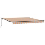 Casa si Gradina - Gradina si terasa - Umbrele si pavilioane - Pavilioane - Cortina Retractabila Multicolour 400 × 350 cm tesatura - Infinity.ro