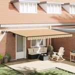 Casa si Gradina - Gradina si terasa - Umbrele si pavilioane - Pavilioane - Cortina Retractabila Manual Multicolour 450 × 350 cm tesatura - Infinity.ro