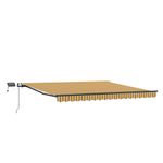 Casa si Gradina - Gradina si terasa - Umbrele si pavilioane - Pavilioane - Cortina Retractabila Manual Multicolour 450 × 350 cm tesatura - Infinity.ro