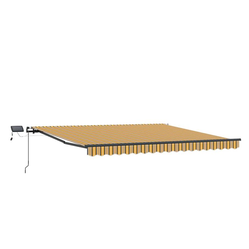 Casa si Gradina - Gradina si terasa - Umbrele si pavilioane - Pavilioane - Cortina Retractabila Manual Multicolour 450 × 350 cm tesatura - Infinity.ro