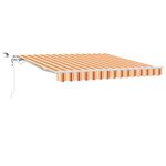 Casa si Gradina - Gradina si terasa - Umbrele si pavilioane - Pavilioane - Cortina Retractabila Galben, Portocaliu 300 x 250 cm - Infinity.ro