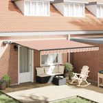 Casa si Gradina - Gradina si terasa - Umbrele si pavilioane - Pavilioane - Cortina Retractabila Manual Multicolour 400 × 350 cm tesatura - Infinity.ro
