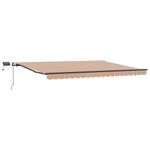 Casa si Gradina - Gradina si terasa - Umbrele si pavilioane - Pavilioane - Cortina Retractabila Manual Multicolour 400 × 350 cm tesatura - Infinity.ro