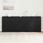 Casa si Gradina - Mobilier - Comode si corpuri - Comode - Bufet 3 pcs Stejar negru 60 x 30 x 70 cm Lemn compozit - Infinity.ro