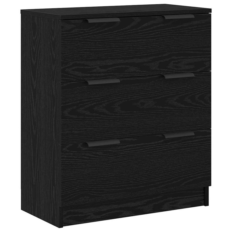 Casa si Gradina - Mobilier - Comode si corpuri - Comode - Bufet 3 pcs Stejar negru 60 x 30 x 70 cm Lemn compozit - Infinity.ro