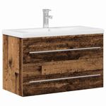 Casa si Gradina - Mobilier - Mobilier baie - Comode baie - Comoda pentru Chiuveta de Baie Lemn vechi 80 x 38.5 x 48 cm - Infinity.ro