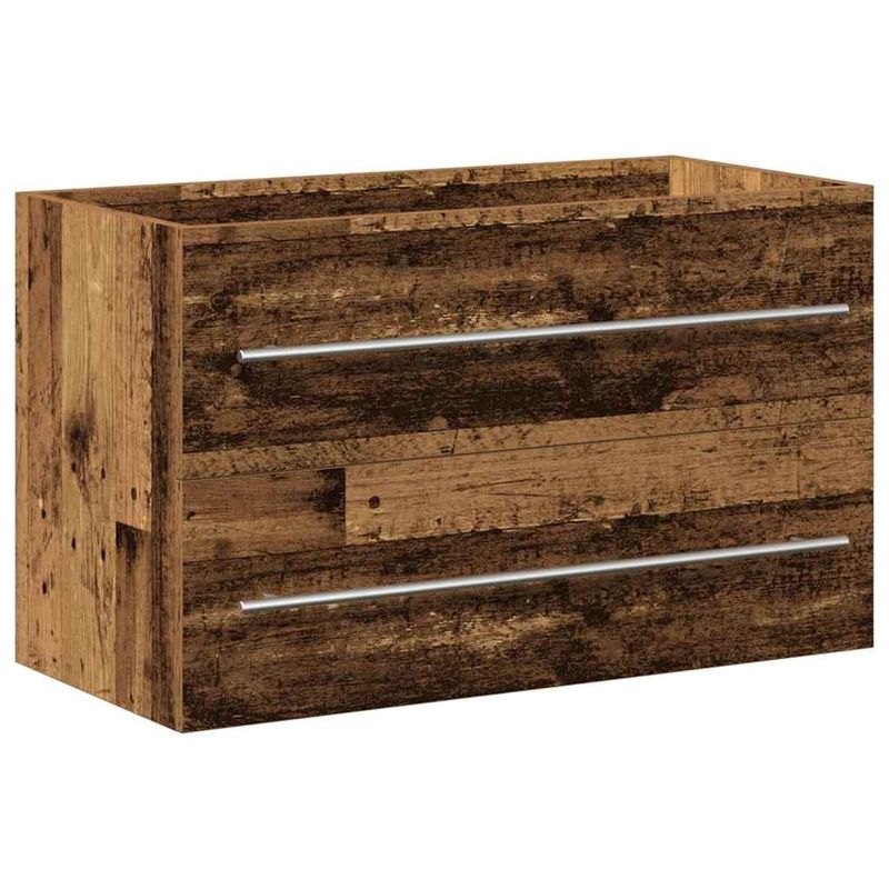 Casa si Gradina - Mobilier - Mobilier baie - Comode baie - Comoda pentru Chiuveta de Baie Lemn vechi 80 x 38.5 x 48 cm - Infinity.ro