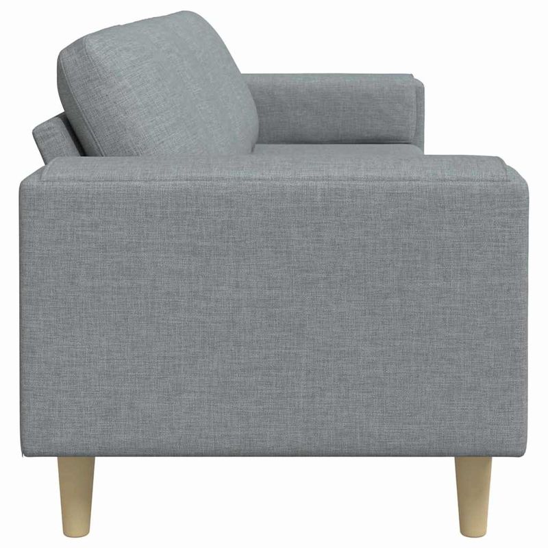Casa si Gradina - Mobilier - Canapele si coltare - Canapele - Set de canapea Gri deschis tesatura - Infinity.ro