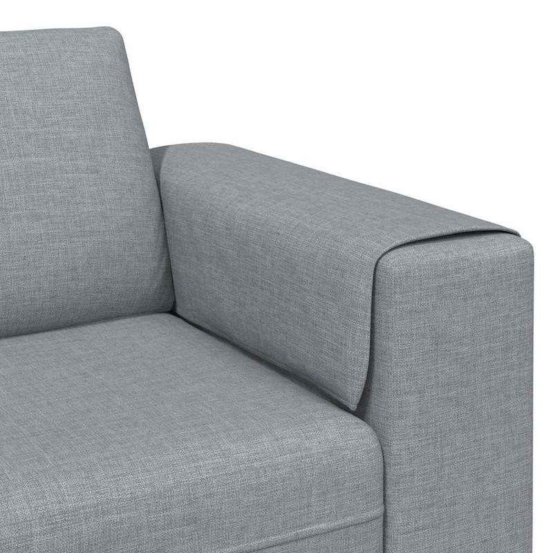 Casa si Gradina - Mobilier - Canapele si coltare - Canapele - Set de canapea Gri deschis tesatura - Infinity.ro
