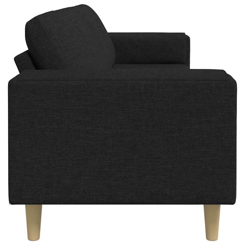 Casa si Gradina - Mobilier - Canapele si coltare - Canapele - Set de canapea Negru tesatura - Infinity.ro