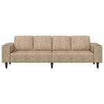 Casa si Gradina - Mobilier - Canapele si coltare - Canapele - Set de canapea Gri deschis Piele ecologica de suede - Infinity.ro