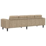 Casa si Gradina - Mobilier - Canapele si coltare - Canapele - Set de canapea Gri deschis Piele ecologica de suede - Infinity.ro