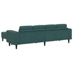 Casa si Gradina - Mobilier - Canapele si coltare - Canapele - Set de canapea 3 pcs Verde inchis Catifea - Infinity.ro