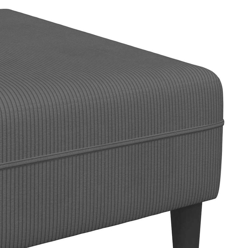 Casa si Gradina - Mobilier - Canapele si coltare - Canapele - Canapea din material textil cu perna Gri inchis Tesatura de catifea - Infinity.ro