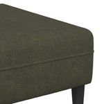 Casa si Gradina - Mobilier - Canapele si coltare - Canapele - Set de canapea 3 pcs Verde militar Piele ecologica de suede - Infinity.ro