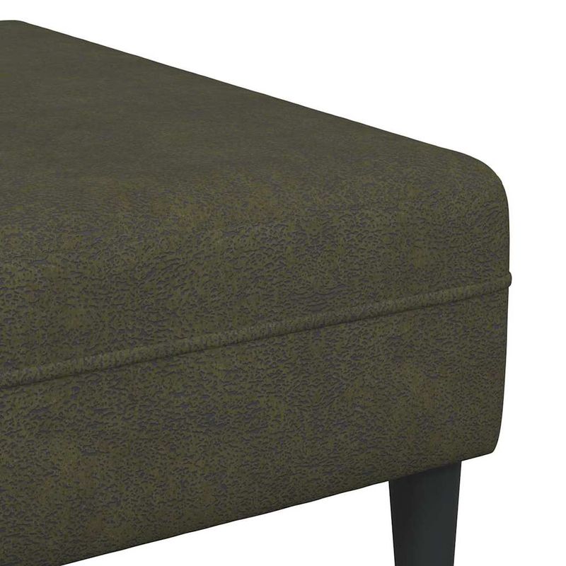 Casa si Gradina - Mobilier - Canapele si coltare - Canapele - Set de canapea 3 pcs Verde militar Piele ecologica de suede - Infinity.ro