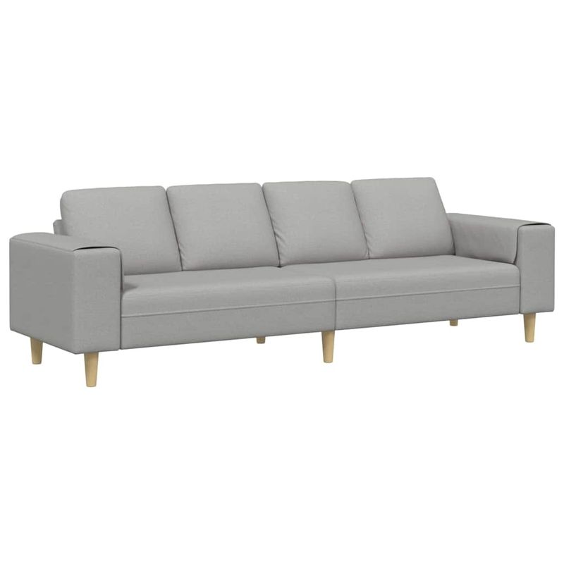 Casa si Gradina - Mobilier - Canapele si coltare - Canapele - Set de canapea Gri de nor tesatura - Infinity.ro