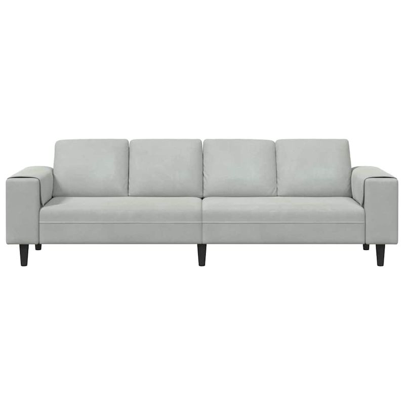 Casa si Gradina - Mobilier - Canapele si coltare - Canapele - Set de canapea Gri deschis Catifea - Infinity.ro
