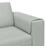 Casa si Gradina - Mobilier - Canapele si coltare - Canapele - Set de canapea Gri deschis Catifea - Infinity.ro