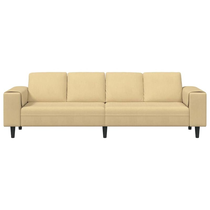 Casa si Gradina - Mobilier - Canapele si coltare - Canapele - Canapea din material textil Gri Verde 208 cm Tesatura de catifea - Infinity.ro