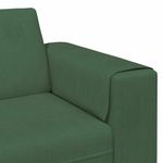 Casa si Gradina - Mobilier - Canapele si coltare - Canapele - Canapea din material textil cu perna Verde inchis Tesatura de catifea - Infinity.ro