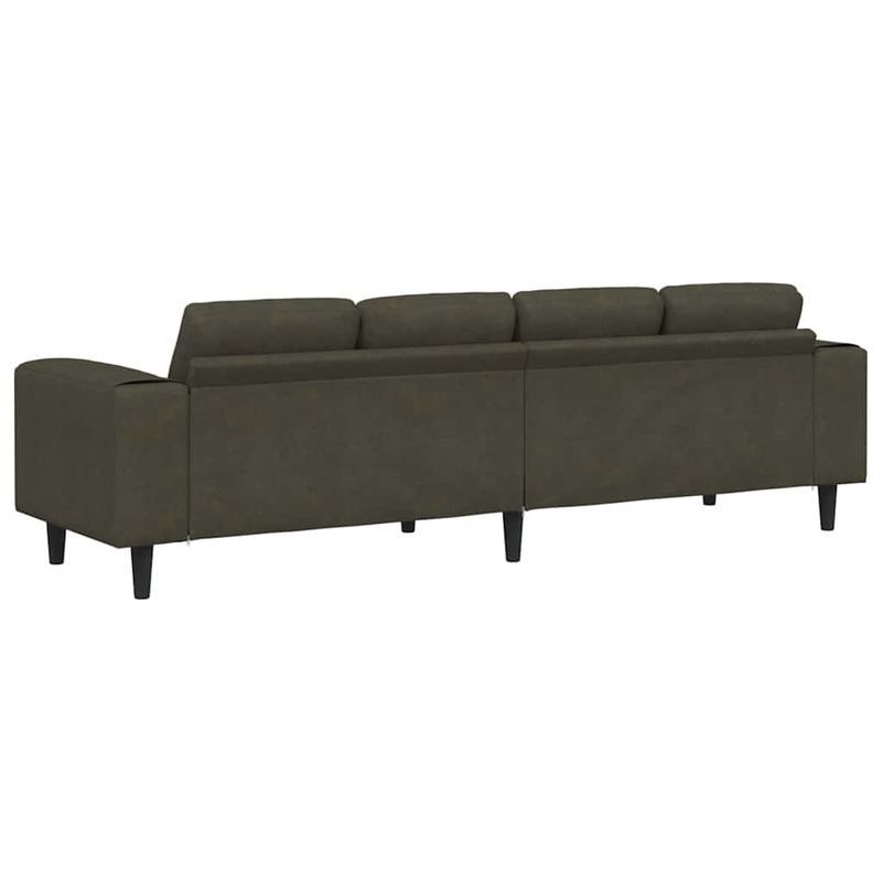 Casa si Gradina - Mobilier - Canapele si coltare - Canapele - Set de canapea Verde militar Piele ecologica de suede - Infinity.ro