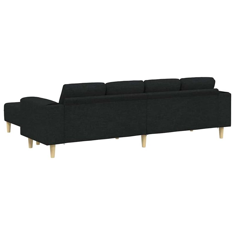 Casa si Gradina - Mobilier - Canapele si coltare - Canapele - Set de canapea 3 pcs Negru tesatura - Infinity.ro