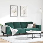Casa si Gradina - Mobilier - Canapele si coltare - Canapele - Set de canapea Verde inchis Catifea - Infinity.ro