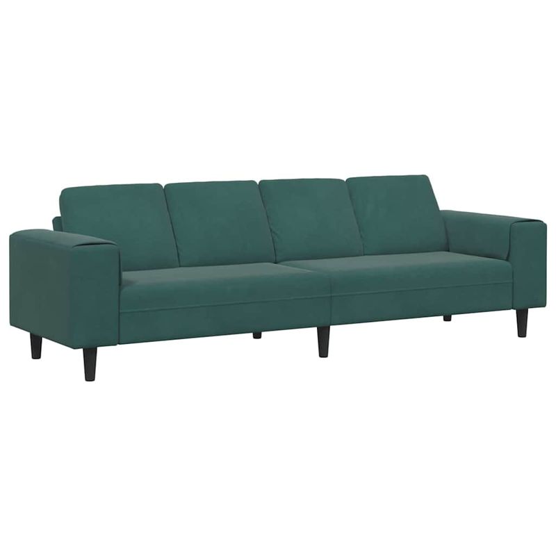 Casa si Gradina - Mobilier - Canapele si coltare - Canapele - Set de canapea Verde inchis Catifea - Infinity.ro
