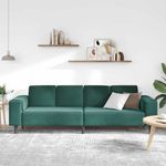 Casa si Gradina - Mobilier - Canapele si coltare - Canapele - Set de canapea Verde inchis Catifea - Infinity.ro