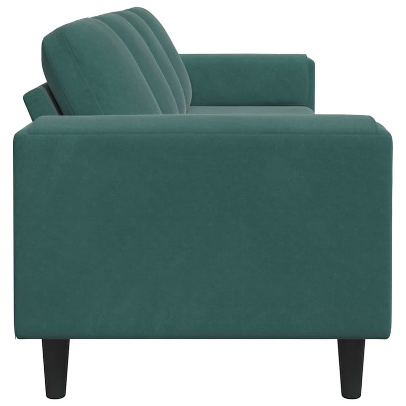 Casa si Gradina - Mobilier - Canapele si coltare - Canapele - Set de canapea Verde inchis Catifea - Infinity.ro