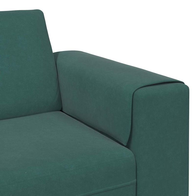 Casa si Gradina - Mobilier - Canapele si coltare - Canapele - Set de canapea Verde inchis Catifea - Infinity.ro