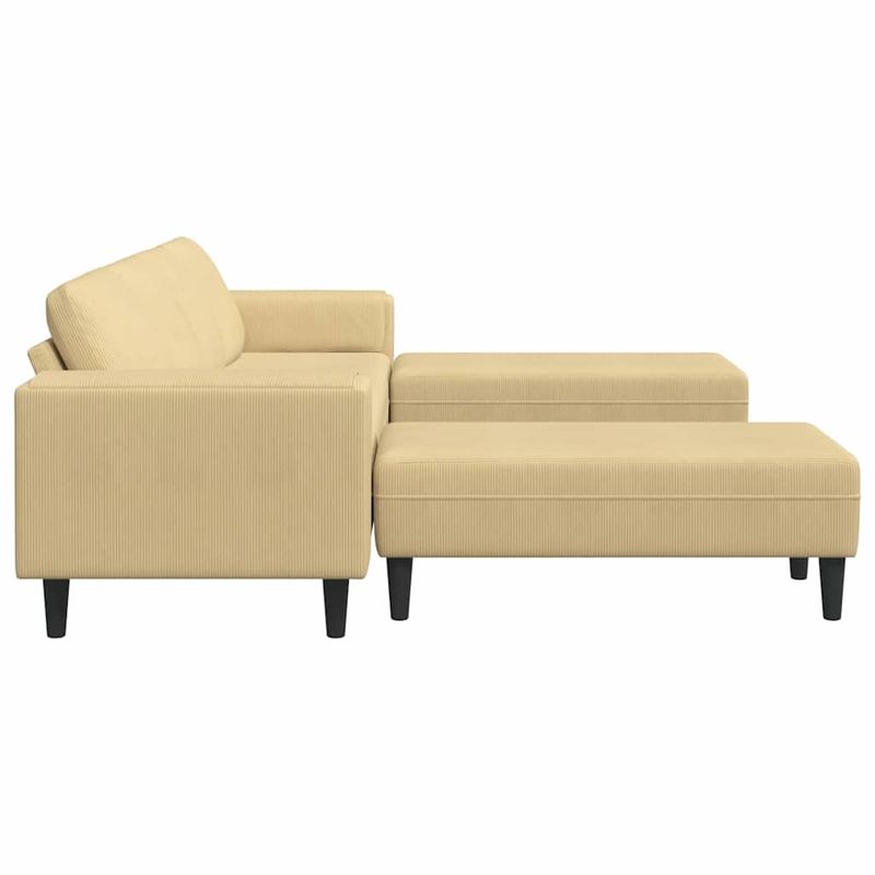 Casa si Gradina - Mobilier - Canapele si coltare - Canapele - Canapea din material textil cu perna Gri Verde Tesatura de catifea - Infinity.ro