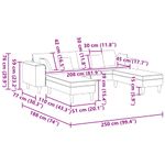 Casa si Gradina - Mobilier - Canapele si coltare - Canapele - Canapea din material textil cu perna Gri Verde Tesatura de catifea - Infinity.ro