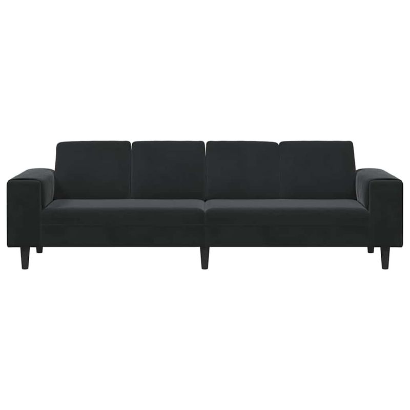 Casa si Gradina - Mobilier - Canapele si coltare - Canapele - Set de canapea Negru Catifea - Infinity.ro