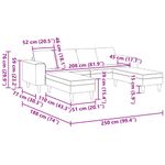 Casa si Gradina - Mobilier - Canapele si coltare - Canapele - Set de canapea 3 pcs Gri inchis Piele ecologica de suede - Infinity.ro