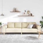 Casa si Gradina - Mobilier - Canapele si coltare - Canapele - Set de canapea Crem tesatura - Infinity.ro