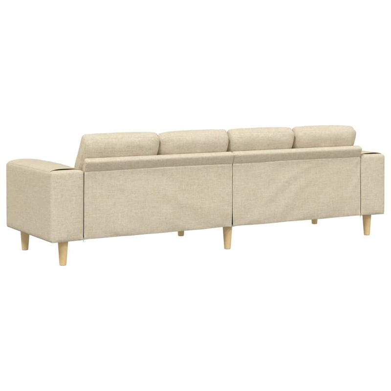 Casa si Gradina - Mobilier - Canapele si coltare - Canapele - Set de canapea Crem tesatura - Infinity.ro