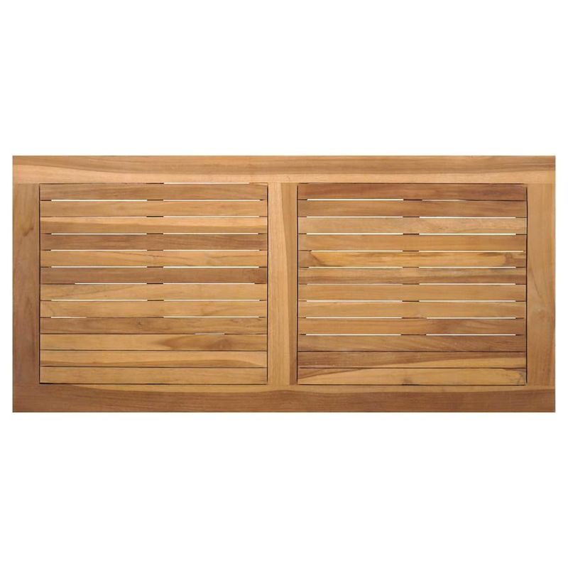 Casa si Gradina - Gradina si terasa - Mobilier exterior - Seturi mobila gradina - Set de canapele pentru gradina 5 pcs natural Lemn masiv de tec - Infinity.ro