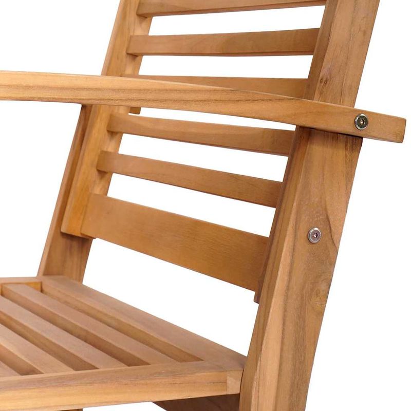 Casa si Gradina - Gradina si terasa - Mobilier exterior - Seturi mobila gradina - Set de canapele pentru gradina 5 pcs natural Lemn masiv de tec - Infinity.ro