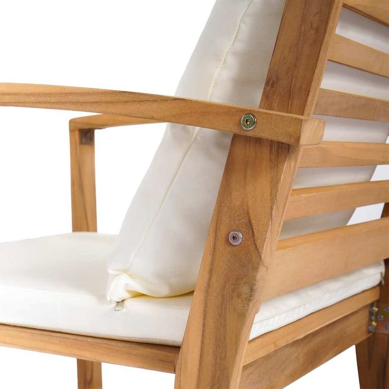 Casa si Gradina - Gradina si terasa - Mobilier exterior - Seturi mobila gradina - Set de canapele pentru gradina 4 pcs natural Lemn masiv de tec - Infinity.ro