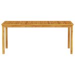 Casa si Gradina - Gradina si terasa - Mobilier exterior - Mese gradina - Set de masa pentru gradina 7 pcs Maro Lemn Solid de Acacia - Infinity.ro