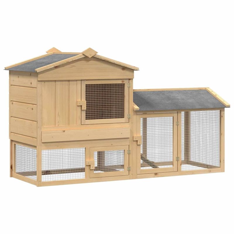 Petshop - Accesorii petshop - Culcusuri si custi - Custi interior si exterior - Casuta pentru pui Maro 150 x 60 x 89 cm - Infinity.ro