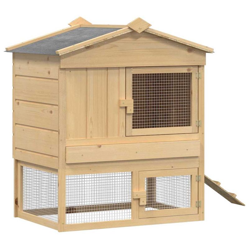 Petshop - Accesorii petshop - Culcusuri si custi - Custi interior si exterior - Casuta pentru pui Maro 150 x 60 x 89 cm - Infinity.ro