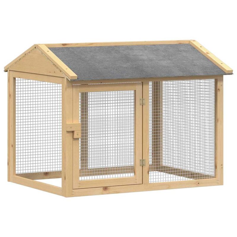 Petshop - Accesorii petshop - Culcusuri si custi - Custi interior si exterior - Casuta pentru pui Maro 150 x 60 x 89 cm - Infinity.ro