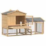 Petshop - Accesorii petshop - Culcusuri si custi - Custi interior si exterior - Casuta pentru pui Maro 150 x 60 x 89 cm - Infinity.ro